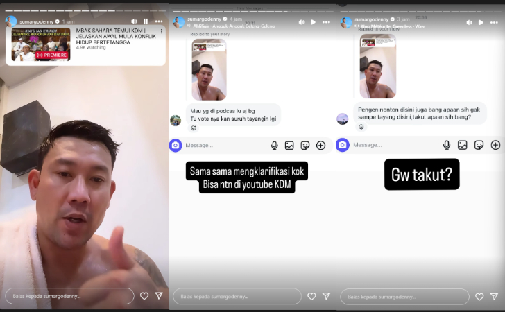 story Instagram Denny Sumargo